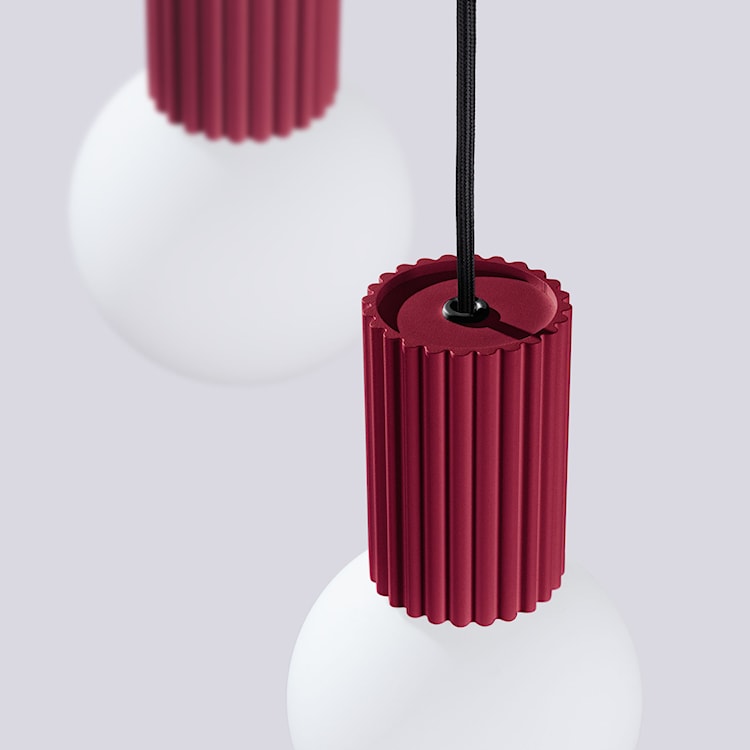 Lampa wisząca Halo 3P burgund  - zdjęcie 8