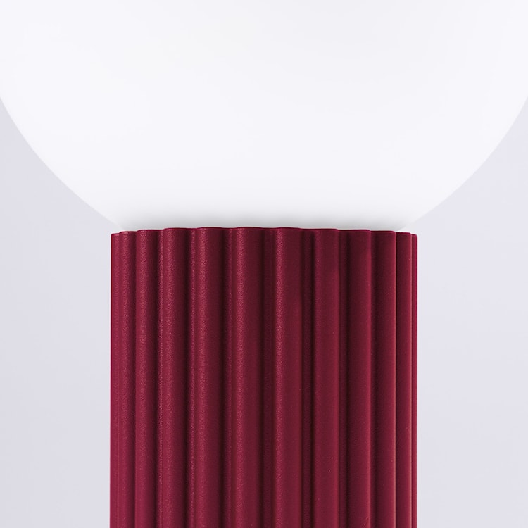 Lampa stołowa Halo burgund  - zdjęcie 5