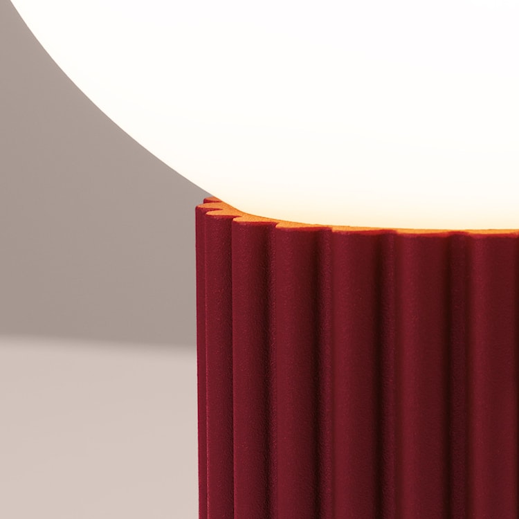Lampa stołowa Halo burgund  - zdjęcie 7