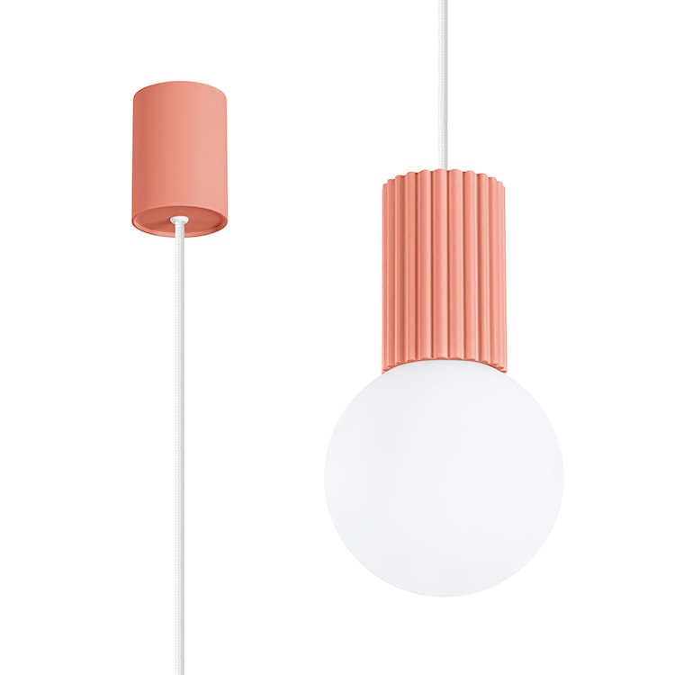 Lampa wisząca Halo 1 brzoskwiniowa  - zdjęcie 4