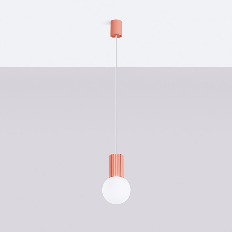 Lampa wisząca Halo 1 brzoskwiniowa  - zdjęcie 5