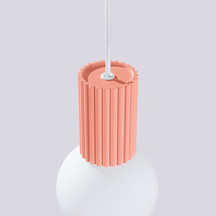 Lampa wisząca Halo 1 brzoskwiniowa  - zdjęcie 10