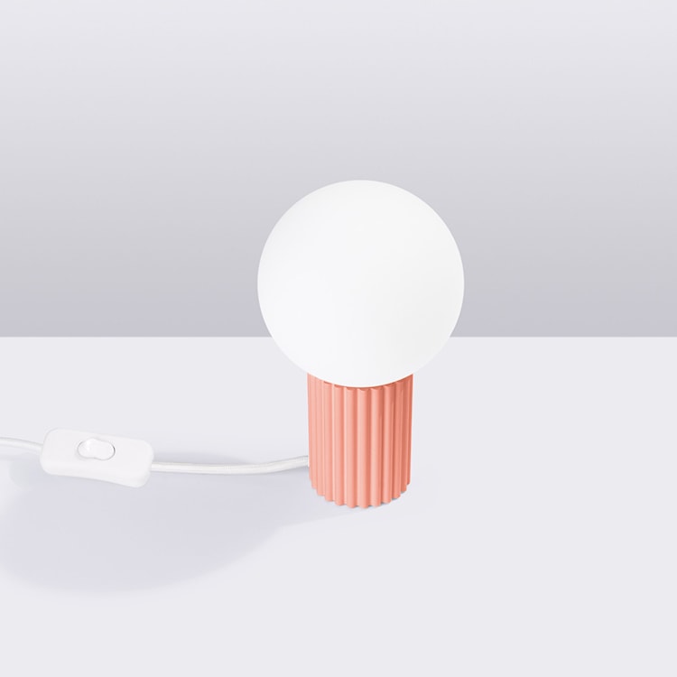 Lampa stołowa Halo brzoskwiniowa  - zdjęcie 3
