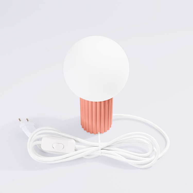 Lampa stołowa Halo brzoskwiniowa  - zdjęcie 6