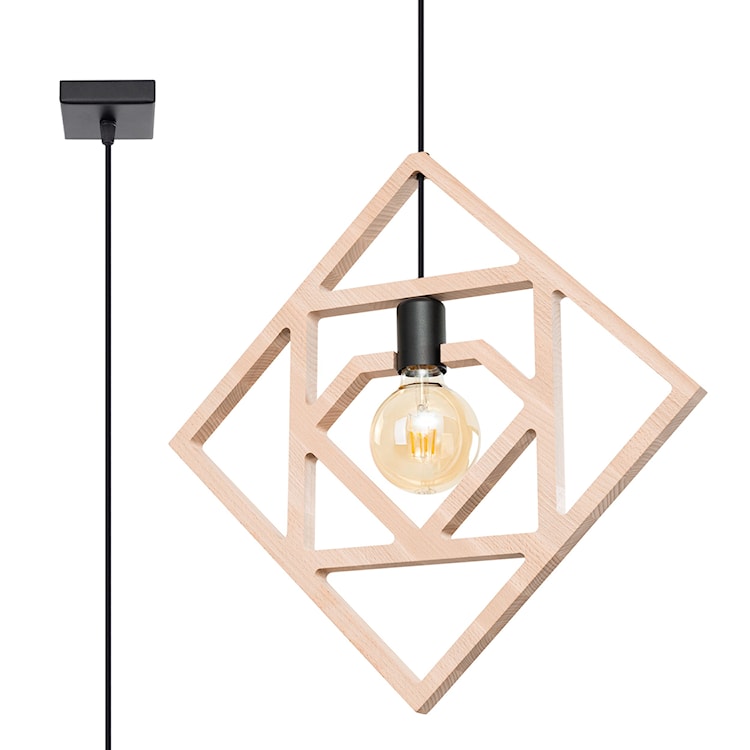 Lampa wisząca Caro drewno bukowe  - zdjęcie 5