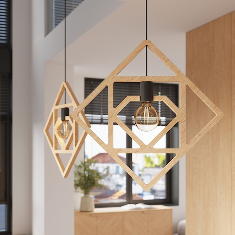 Lampa wisząca Caro drewno bukowe  - zdjęcie 2