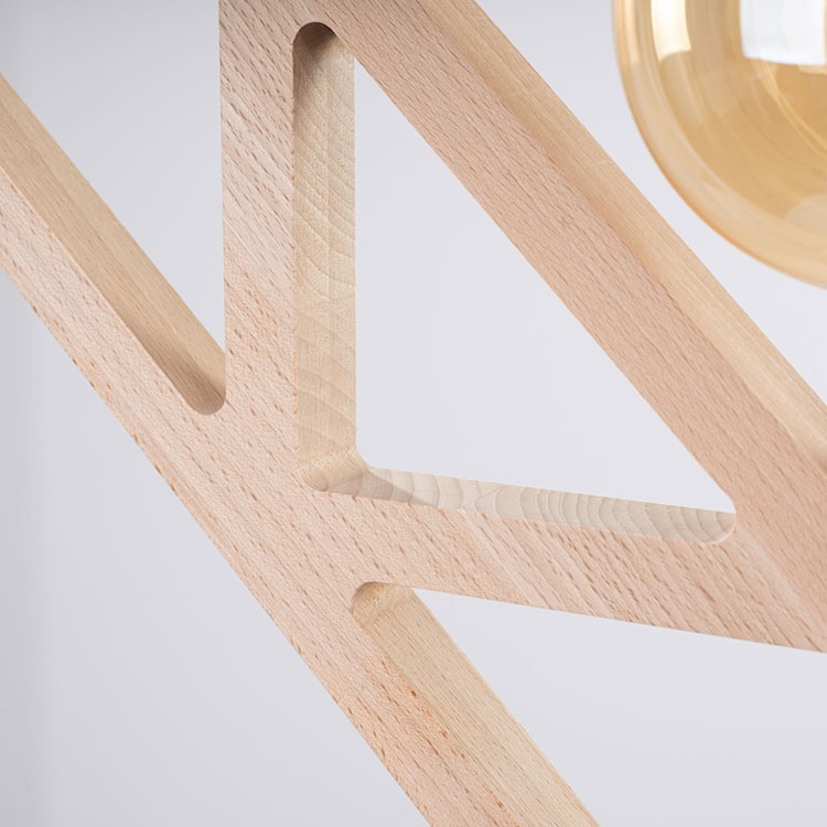 Lampa wisząca Caro drewno bukowe  - zdjęcie 10
