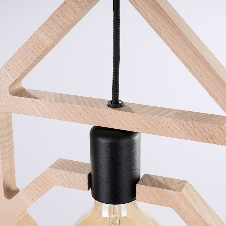 Lampa wisząca Caro drewno bukowe  - zdjęcie 11