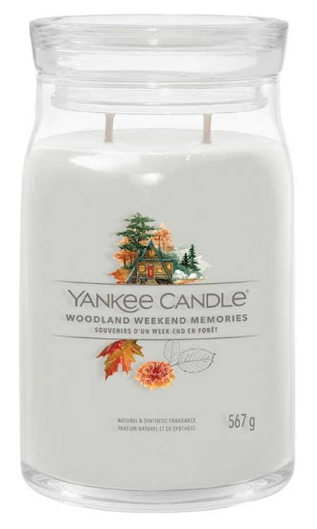 Świeca zapachowa Yankee Candle Woodland Weekend Memories 567 g 