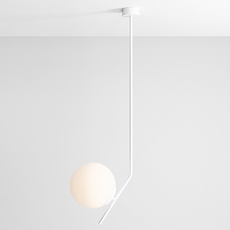 Lampa wisząca Pipeally 95 cm biała  - zdjęcie 5