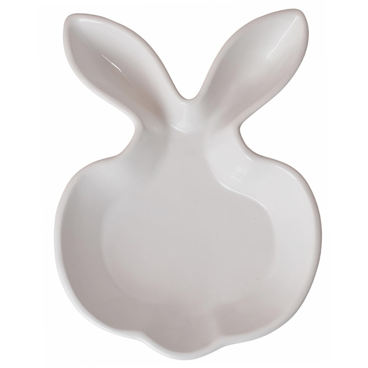 Talerzyk ceramiczny Entreves królik biały  - zdjęcie 2