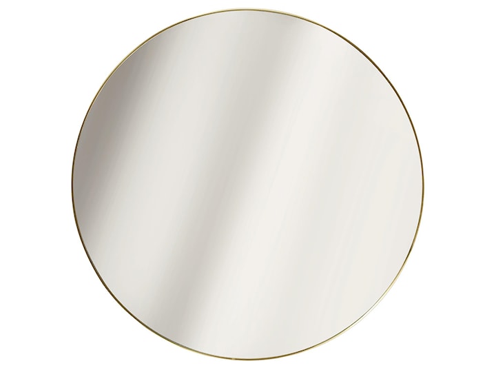 Lustro ścienne okrągłe Shaunel średnica 55 cm złote 