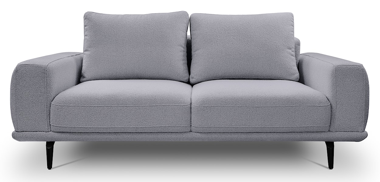 Sofa dwuosobowa Selline szara boucle  - zdjęcie 3
