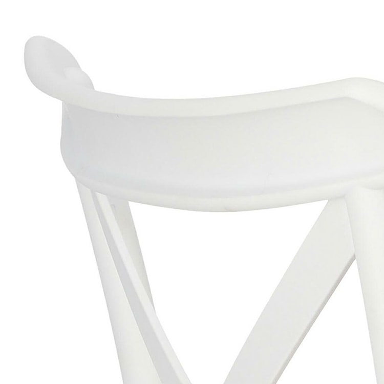 Krzesło z tworzywa Frairlo białe  - zdjęcie 14