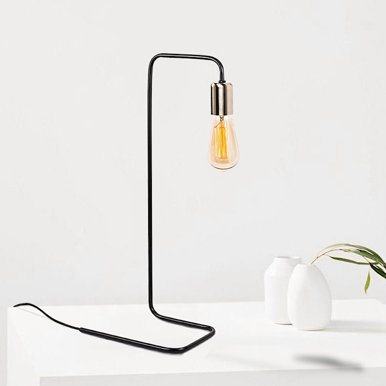 Lampa stołowa Nondity minimalistyczna 55 cm nikiel  - zdjęcie 6