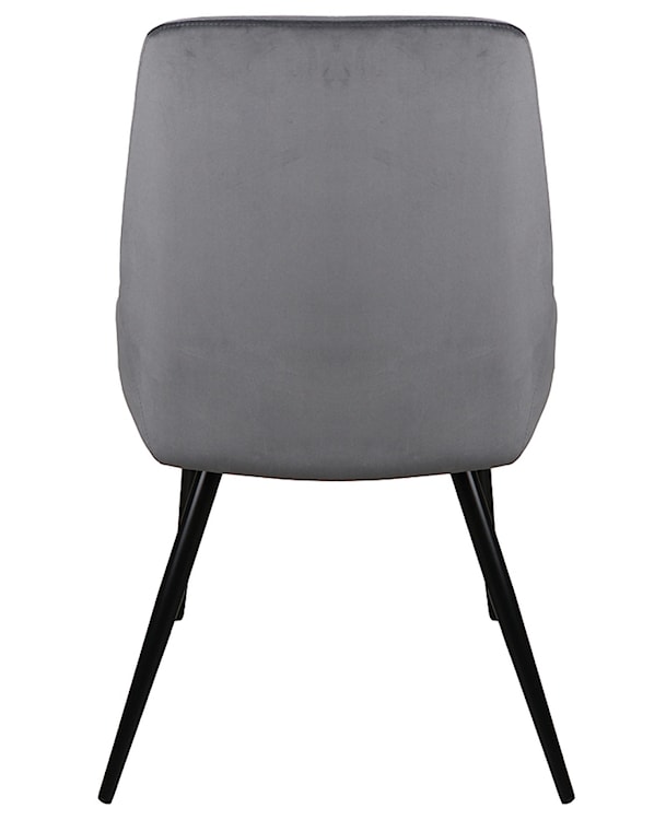 Krzesło tapicerowane Digely szary velvet  - zdjęcie 3