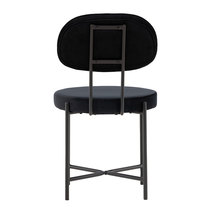 Krzesło tapicerowane Suggle czarny velvet  - zdjęcie 7