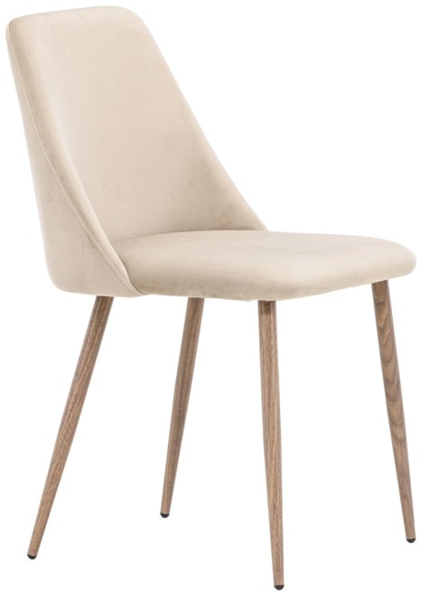 Krzesło tapicerowane Sianne brązowe  - zdjęcie 3
