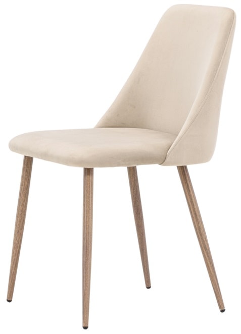 Krzesło tapicerowane Sianne brązowe  - zdjęcie 6