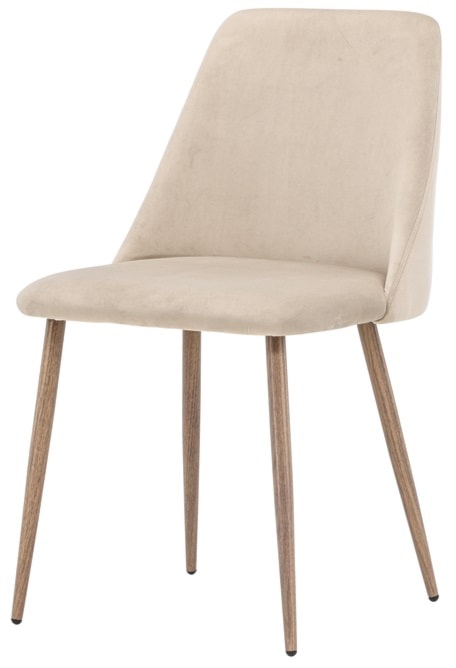 Krzesło tapicerowane Sianne brązowe  - zdjęcie 9