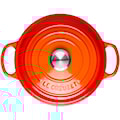 Le Creuset - Garnek żeliwny Signature Gourmet 30 cm pomarańczowy  - zdjęcie 6