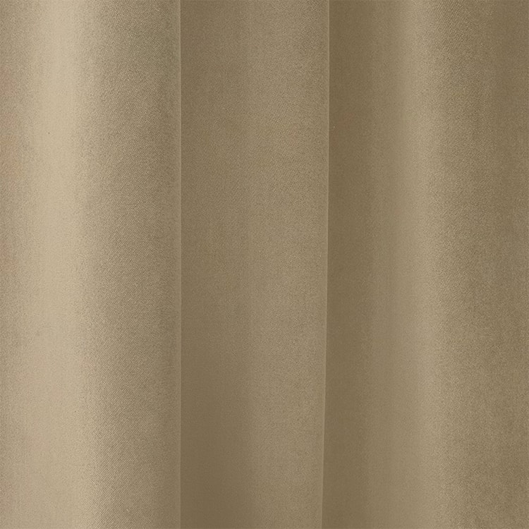 Zasłona do salonu Myrrhis w tkaninie PET FRIENDLY 280x270 cm szarobrązowa  - zdjęcie 2