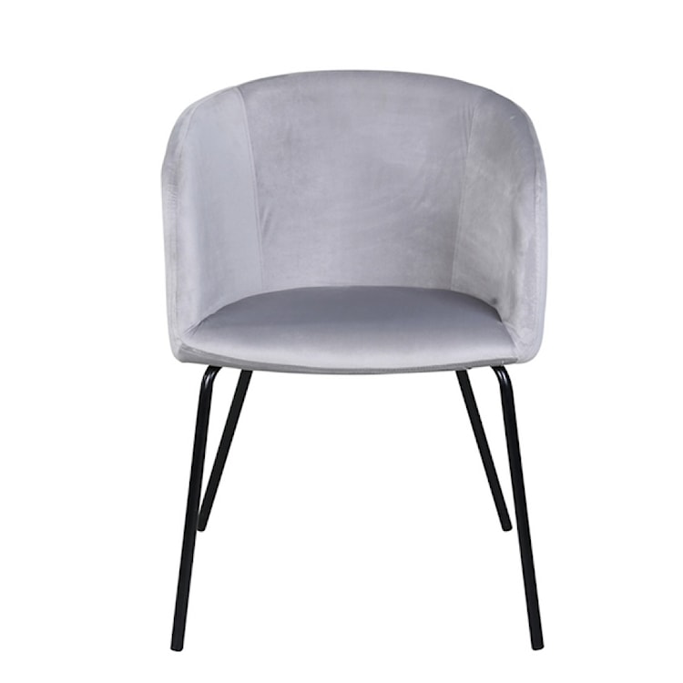 Krzesło tapicerowane Ressator szary velvet  - zdjęcie 6