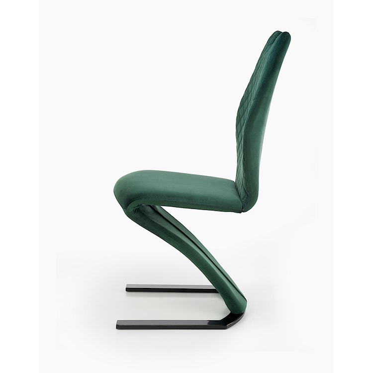 Krzesło tapicerowane Veiloor zielone  - zdjęcie 3