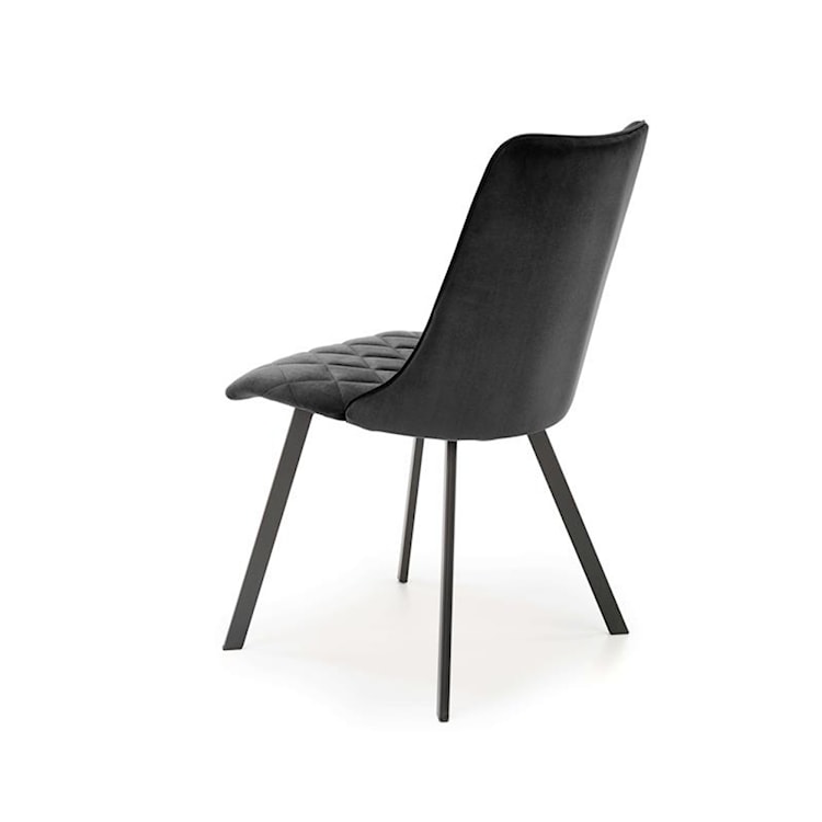 Krzesło tapicerowane Dreasies czarne  - zdjęcie 4