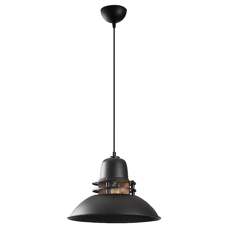 Lampa sufitowa Ardulace industrialna średnica 34 cm czarna  - zdjęcie 2