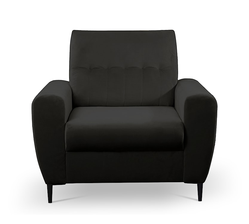 Fotel kubełkowy Laretta  grafitowy velvet  - zdjęcie 2