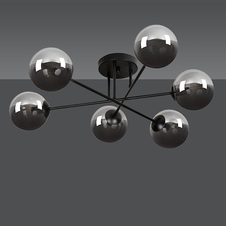Lampa sufitowa Minturno grafitowa x6  - zdjęcie 5