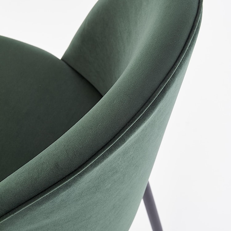 Krzesło tapicerowane Naiva butelkowa zieleń  - zdjęcie 6