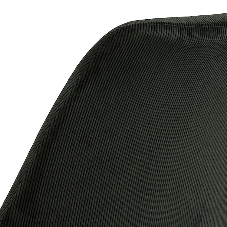 Krzesło tapicerowane Sapodilla ciemnozielone na czarnych nóżkach  - zdjęcie 6
