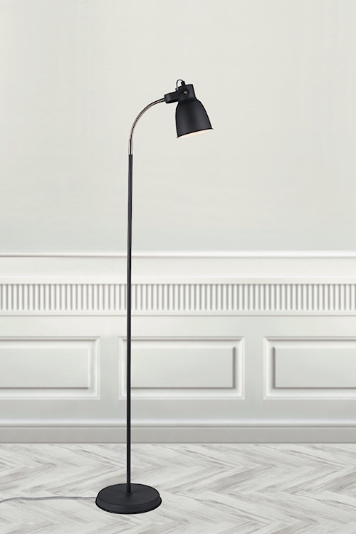 Lampa podłogowa Adrian 151 cm czarna industrialna  - zdjęcie 3