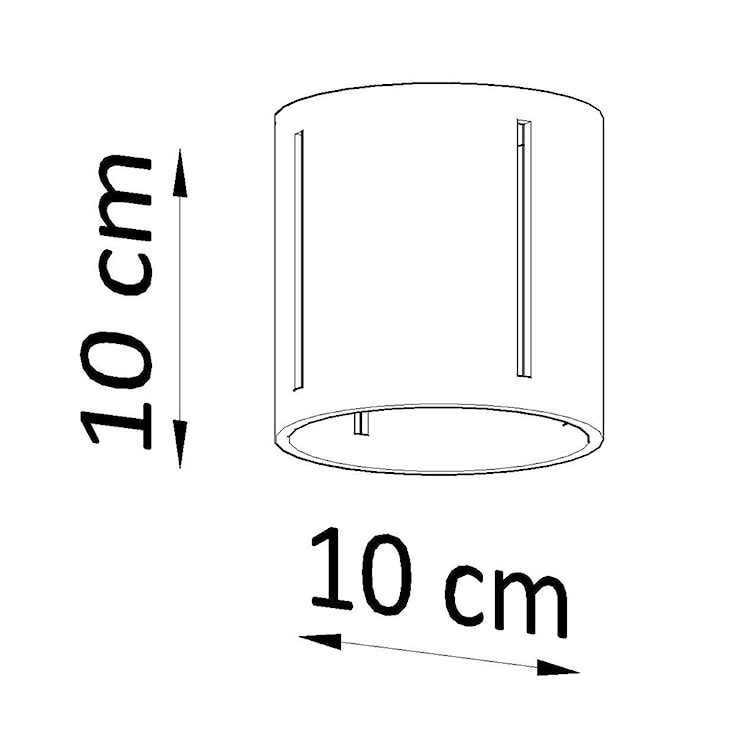 Spot sufitowy Zenz średnica 10 cm biały  - zdjęcie 8