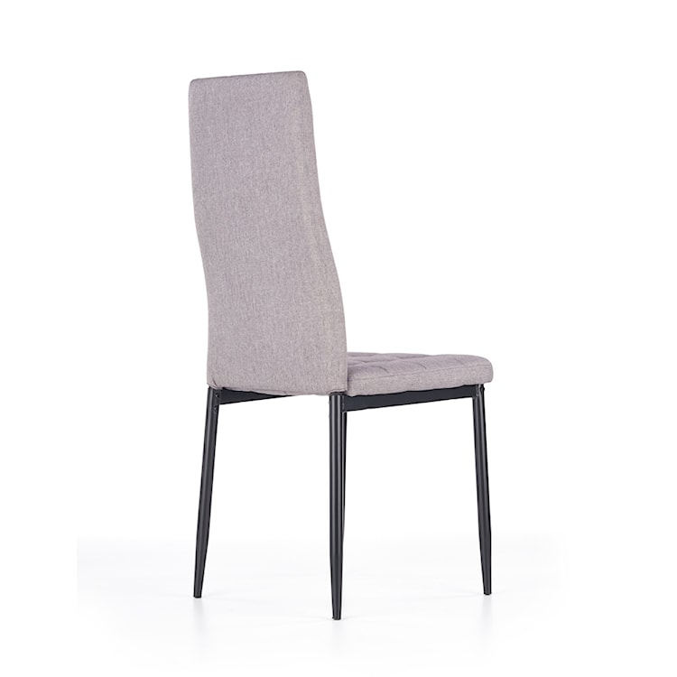 Krzesło tapicerowane Zavala szare  - zdjęcie 4