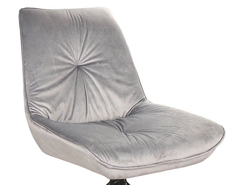 Krzesło tapicerowane Flasson szary velvet  - zdjęcie 3
