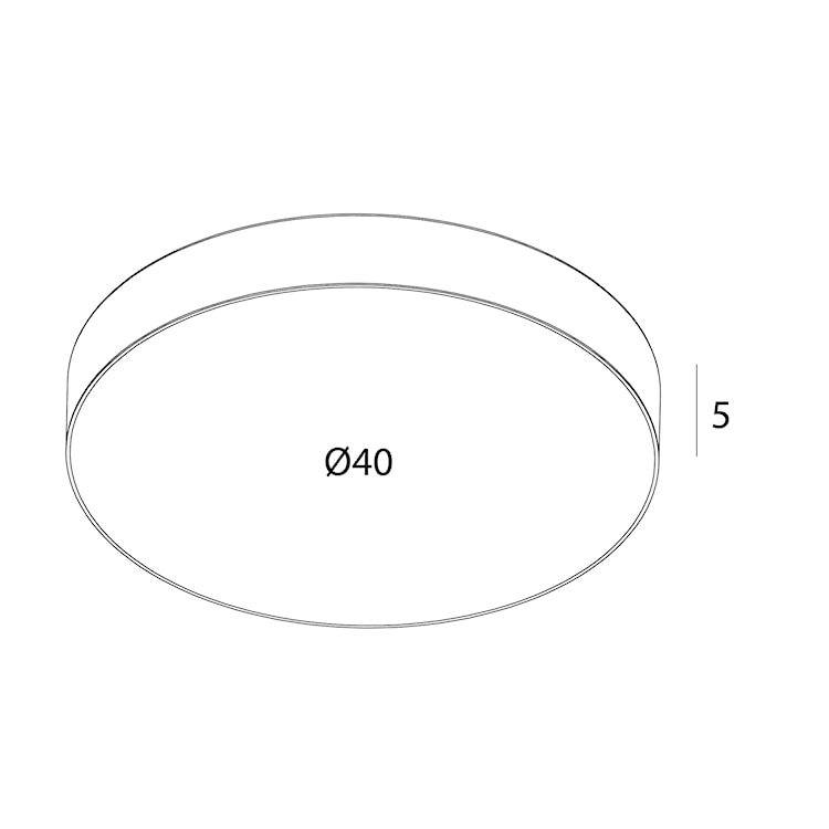 Plafon Lumos Biały 36W IP44  - zdjęcie 2