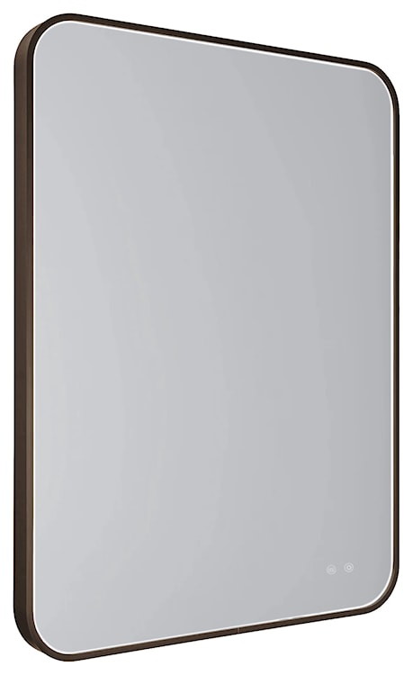 Lustro z podświetleniem Prostokątne Mirror Brązowe 