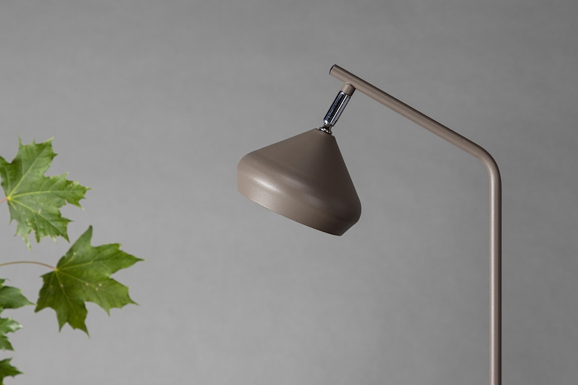 Lampa stołowa Isaberg 52 cm jasnobrązowa  - zdjęcie 3