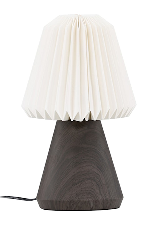 Lampa stołowa Fjallen 33 cm biała/orzech 
