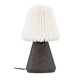 Lampa stołowa Fjallen 33 cm biała/orzech