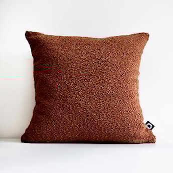 Poszewka Boucle 40x40 cm rdzawobrązowa