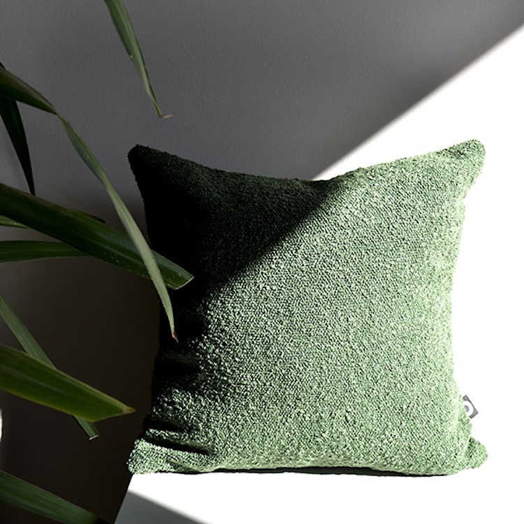 Poszewka Boucle 40x40 cm zielona  - zdjęcie 2