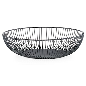 Miska na owoce Mevian czarna 28x28x8 cm