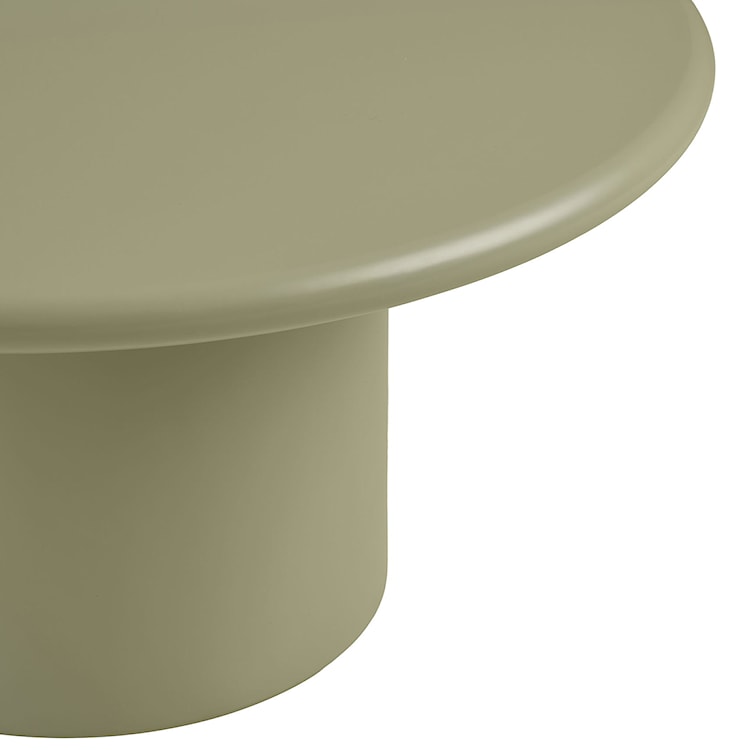 Stolik kawowy Nagano okrągły 80 cm zielony mat  - zdjęcie 5