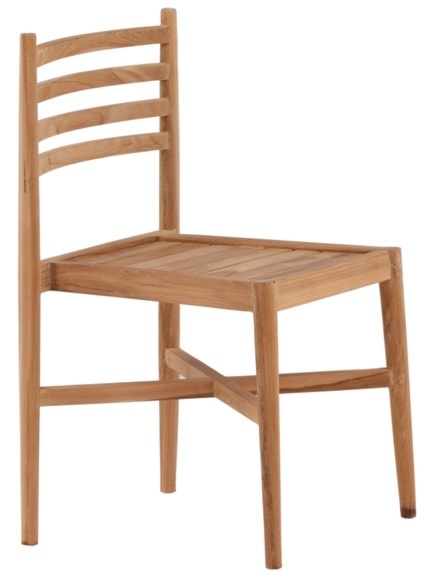 Krzesło ogrodowe Koyoo z drewna tekowego  - zdjęcie 3
