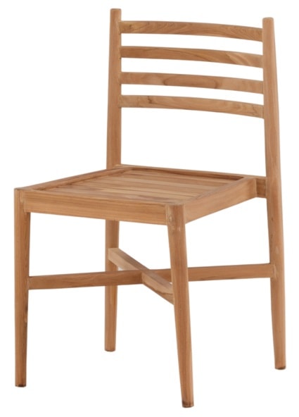 Krzesło ogrodowe Koyoo z drewna tekowego  - zdjęcie 6