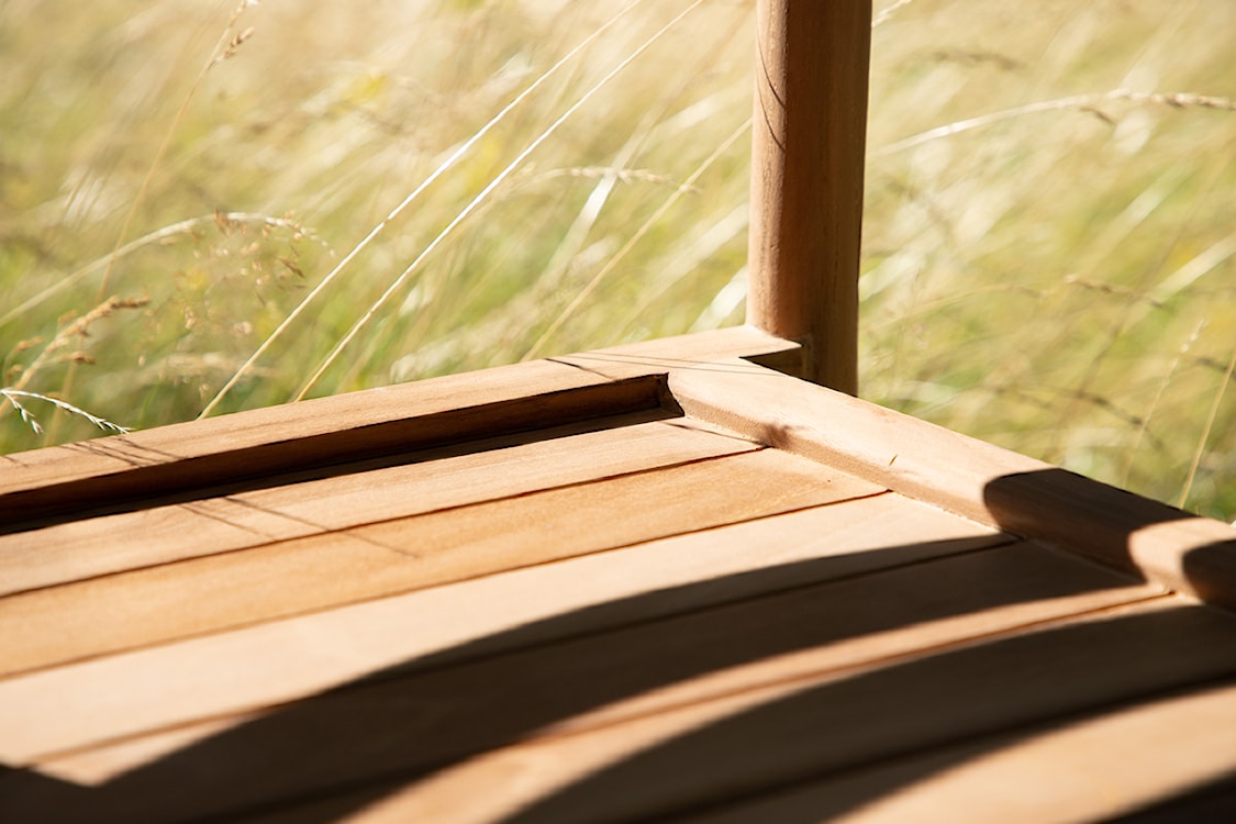 Krzesło ogrodowe Koyoo z drewna tekowego  - zdjęcie 9